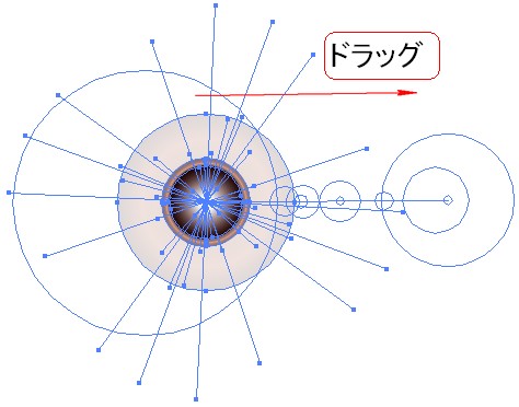 フレアを描こう イラストレーター フォトショップ入門